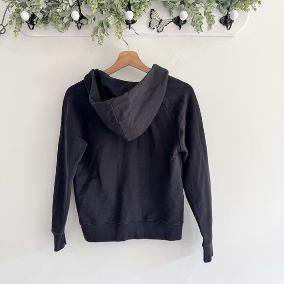 Brooklinen Black Full Zip Hoodie XS Modal Blend 16-3074 - Picture 4 of 4